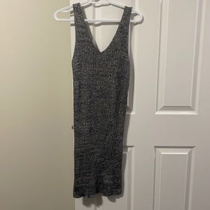 FOREVER 21 metallic knit dress